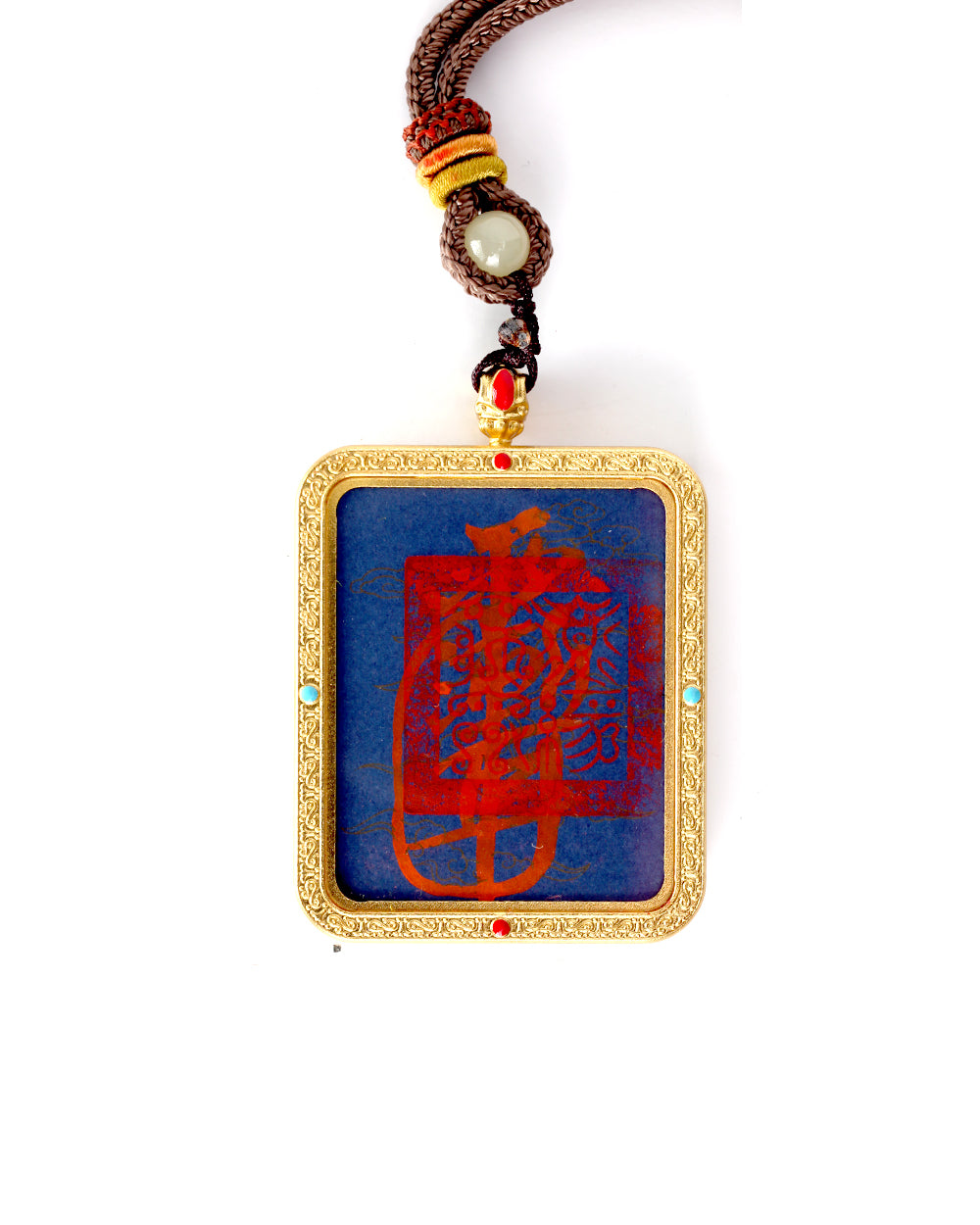 this talisman is personally hand-drawn by an orthodox Taoist master. An initiated High Priest then inscribes the talisman, channeling the sacred energy of the ancestral court, before sealing it within an exquisitely crafted Ghau box. This Peace &amp; Safety Talisman serves to protect your body and safeguard your well-being, warding off malevolent influences and neutralizing negative energy. It helps you steer clear of disasters, mitigates the impact of unforeseen accidents, and provides the wearer with comp