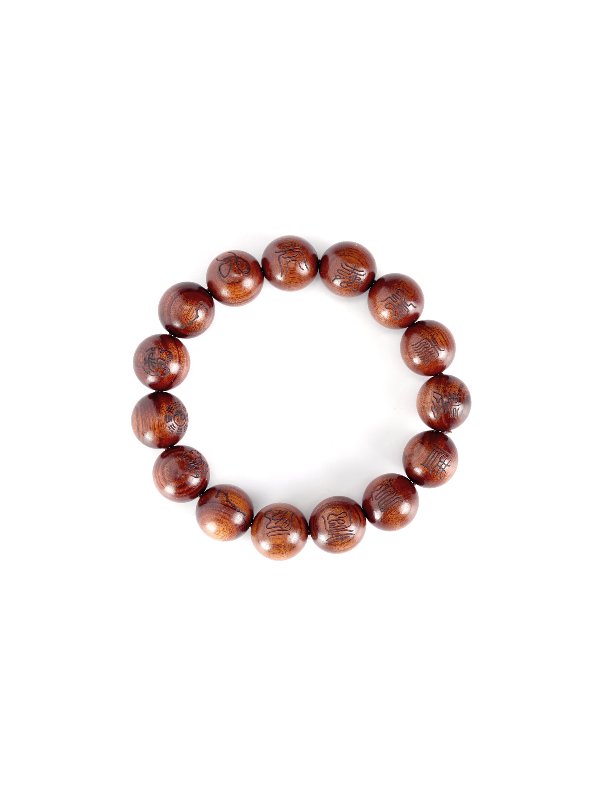 this piece merges the power of the Tiangang (Big Dipper), the secret mantra of the Ten-Character Heavenly Scripture, and the ultimate yang energy of thunderstruck wood into one. This features the demon-quelling secret mantra personally transmitted by the ancestral Celestial Master Zhang Daoling. Every character contains the primordial Qi of the Three Pure Ones, and every bead holds the nine-colored radiant light. It is a sacred object specially crafted for modern individuals to pacify the soul and settle th